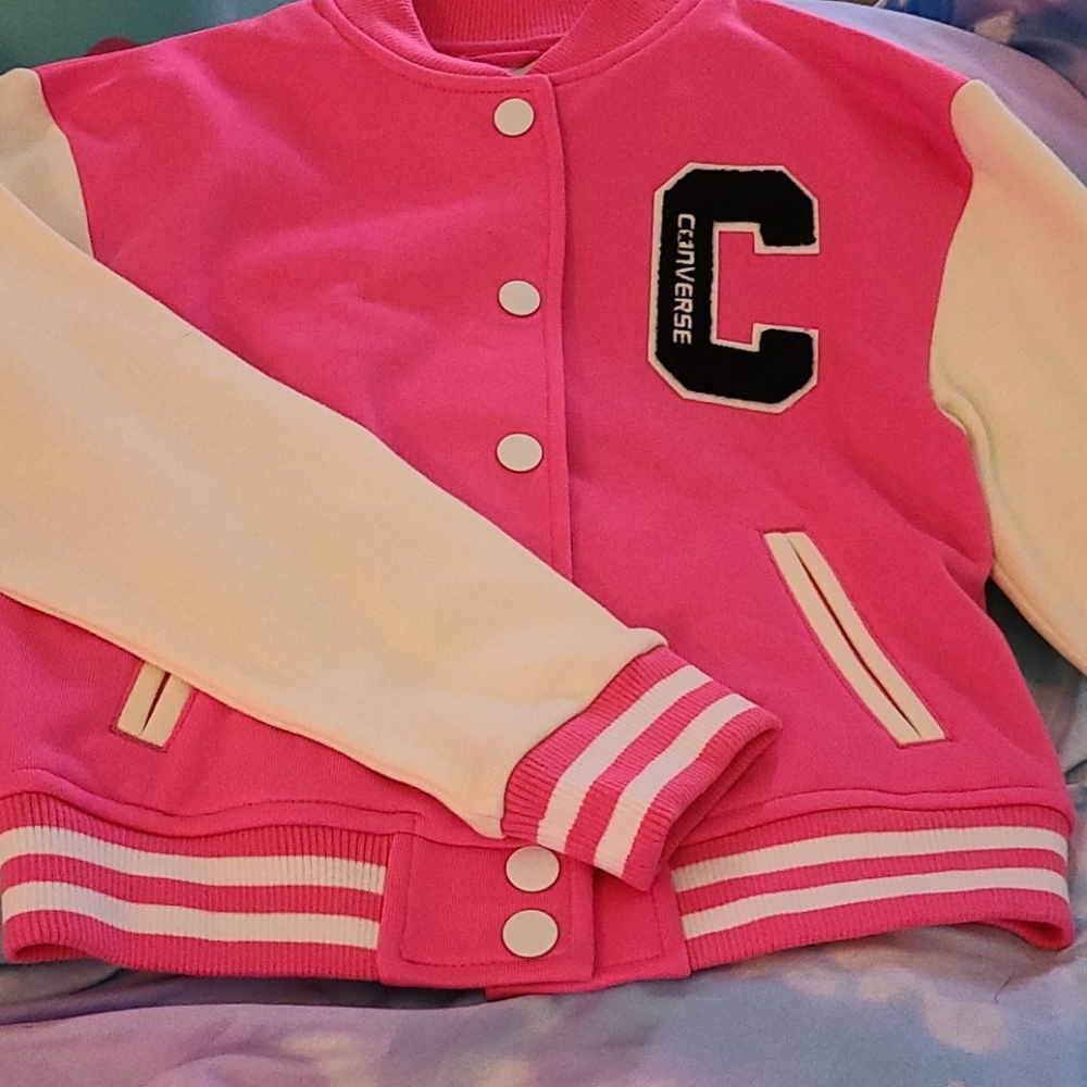 ADORABLE Converse Coat for Girls Size M NWT